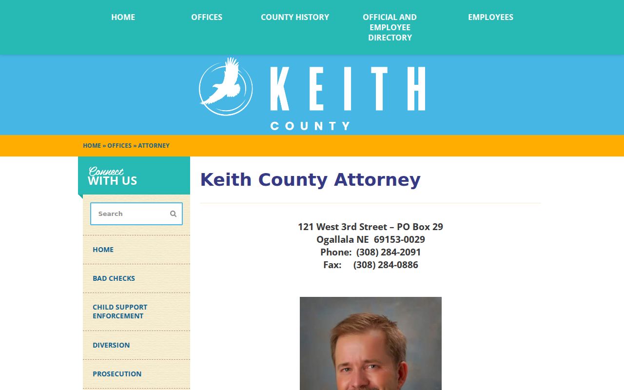Keith County arrest history and prosecution information from the County Attorney