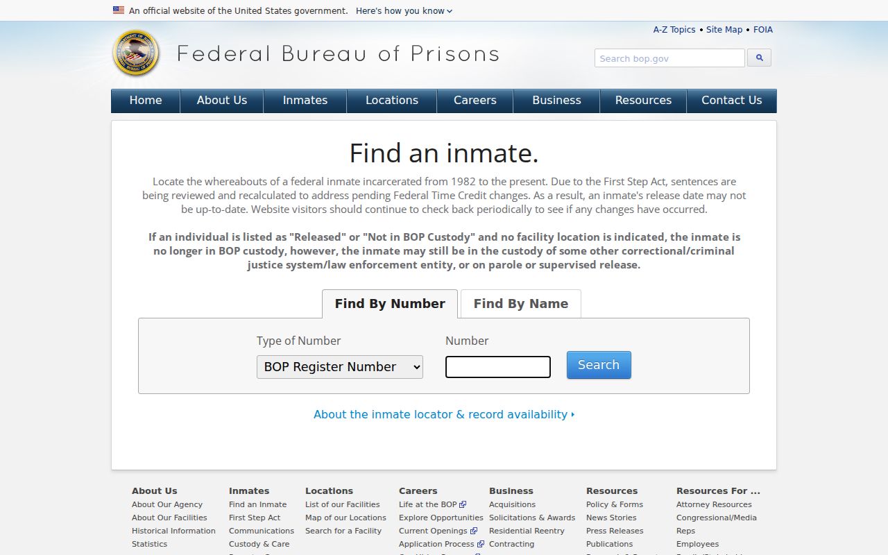Federal inmate search related to Keith County criminal history
