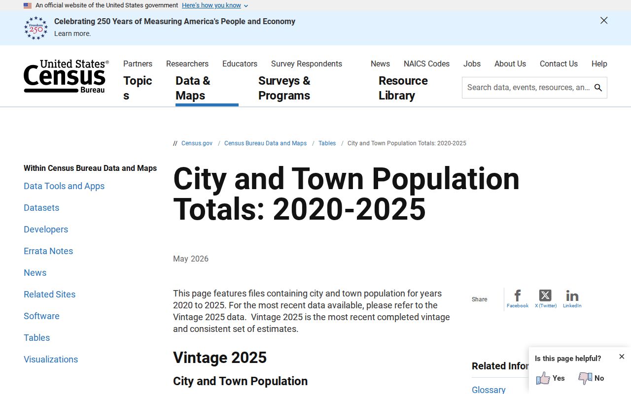 Paxton criminal records official population table